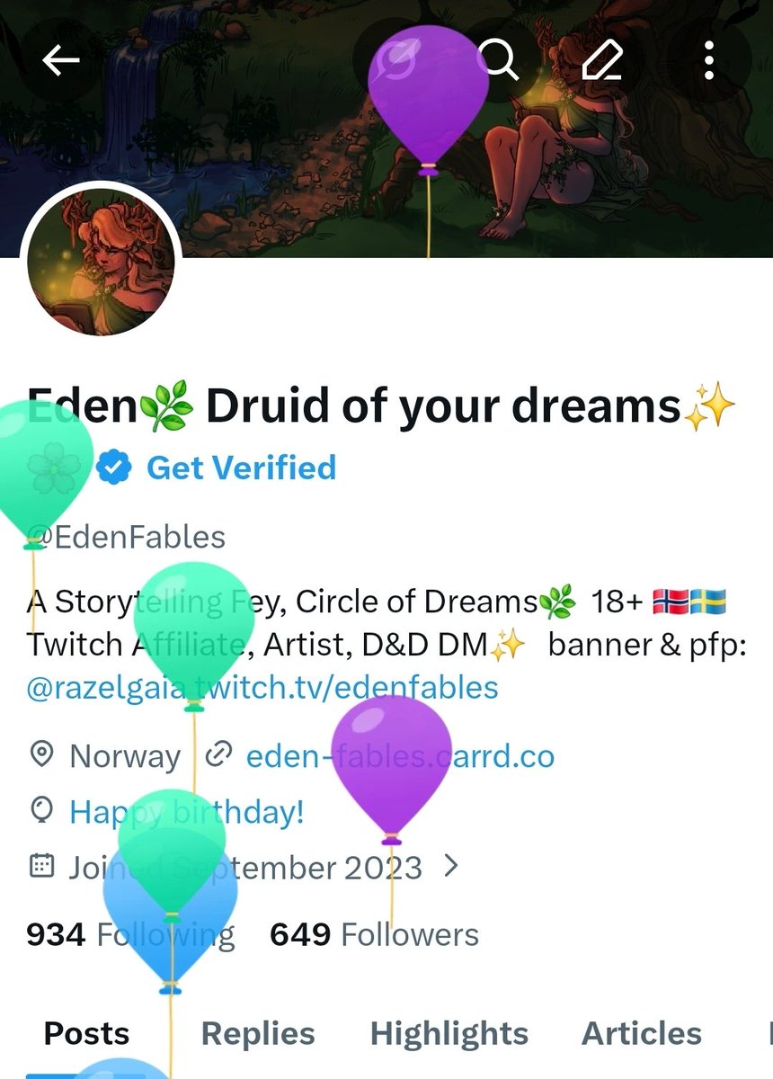 Eden🌿 Druid of your dreams✨️🌸 tweet media