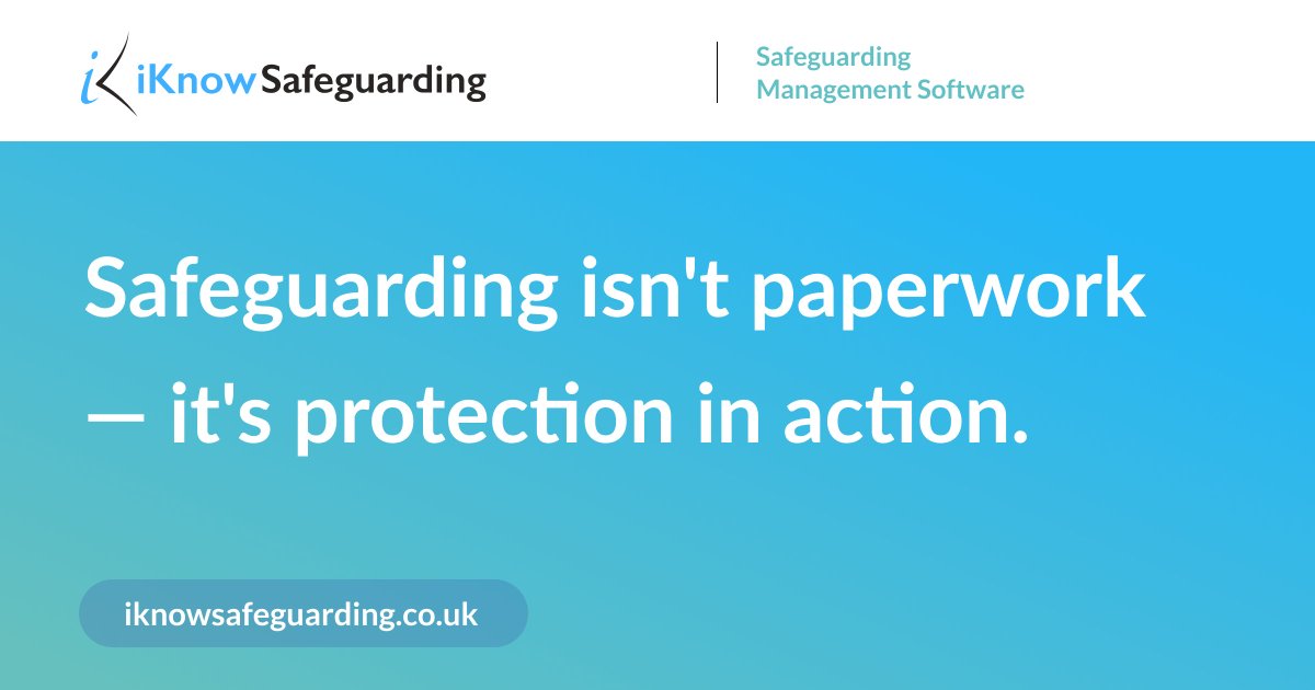 iKnow Safeguarding tweet media