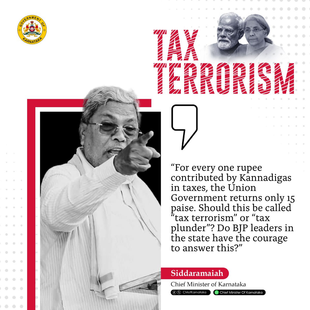 Siddaramaiah tweet media