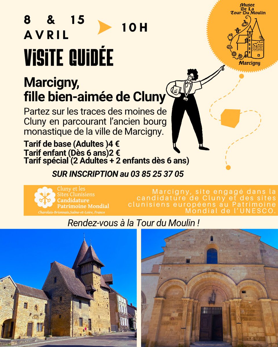 CharoBrioCluny's tweet photo. 👉 C'est les vacances !
On vous donne quelques idées de sorties au Musée de la Tour du Moulin à Marcigny !
#animations #saoneetloire #visiteguidee #siteclunisien #atelier #tourisme #animation #histoire #bourgogne #patrimoine #architecture #Visite #exposition #culture #clunisien https://t.co/PXIm7u0BCT
