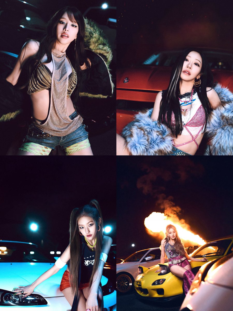a girl group finally doing a racing/tokyo drift concept?! kpop