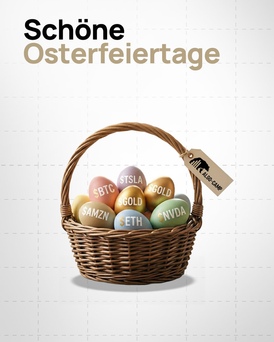 algo_camp's tweet photo. Wir wünschen euch schöne Osterfeiertage! Zwischen den Feiertagen sind wir nur eingeschränkt erreichbar. Ab dem 07.04. sind wir wieder wie gewohnt für euch da.

Euer Algo-Camp Team 🐣 https://t.co/PxO3auwygW