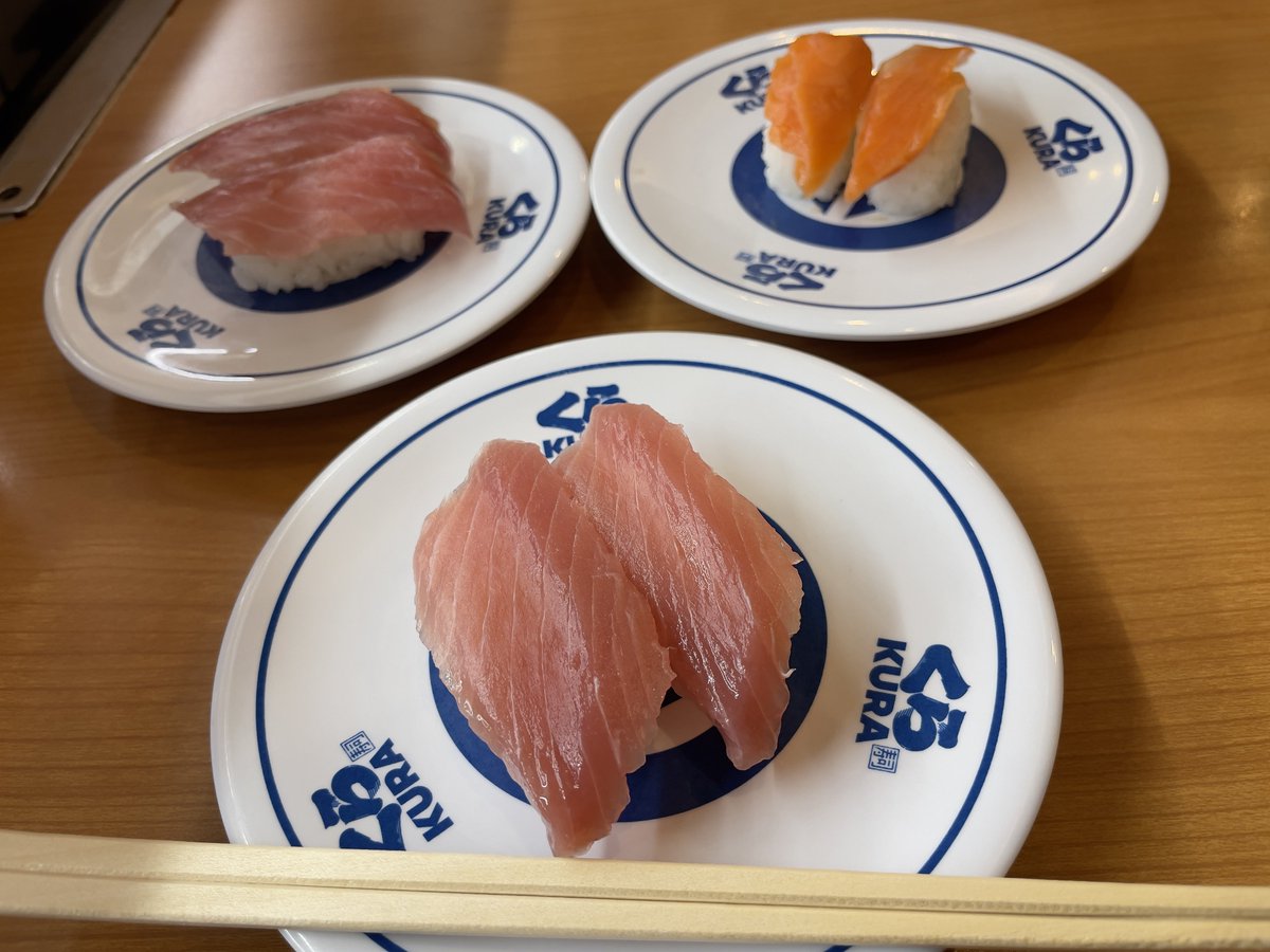 久しぶりのくら寿司☺️