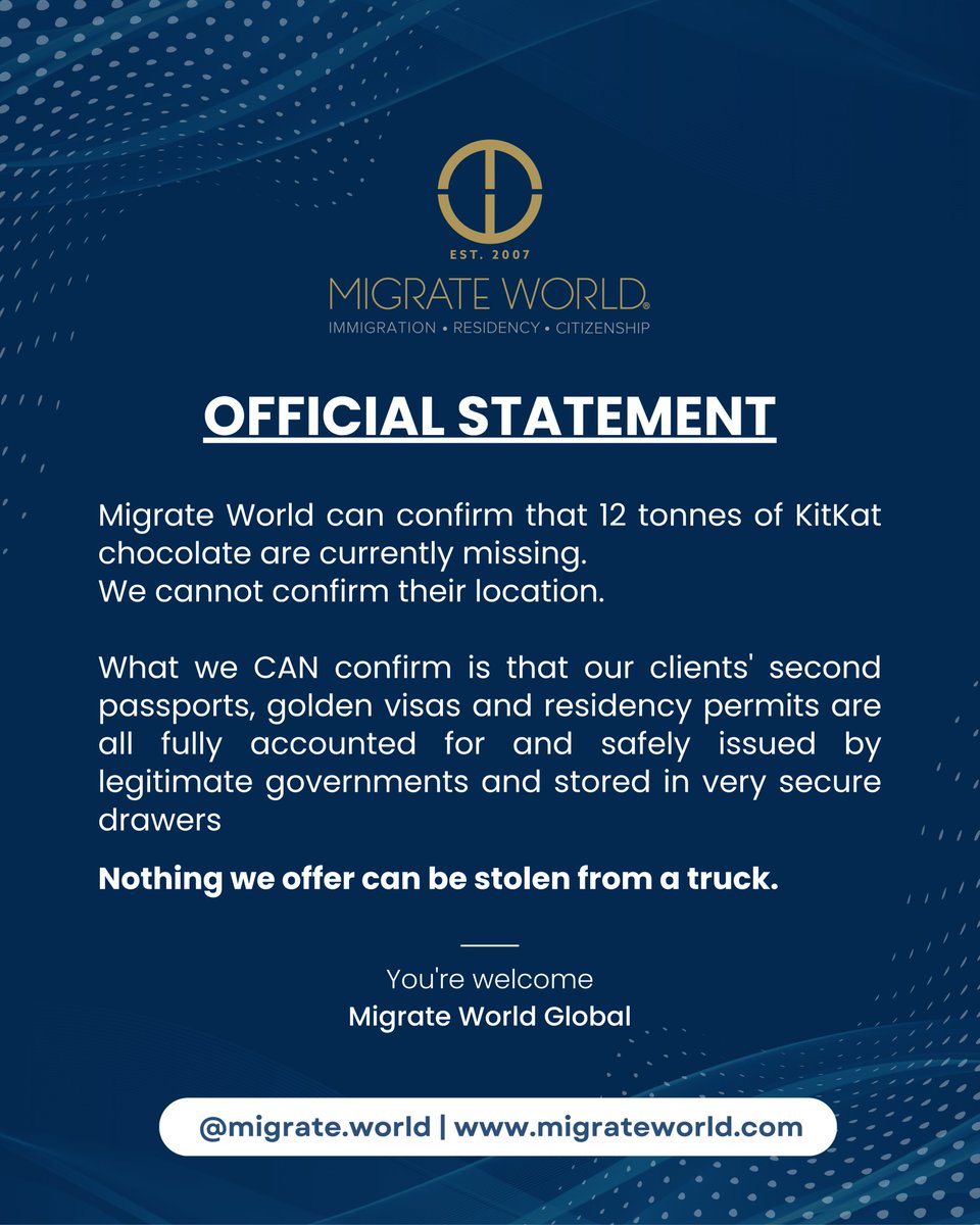 Migrate World tweet media