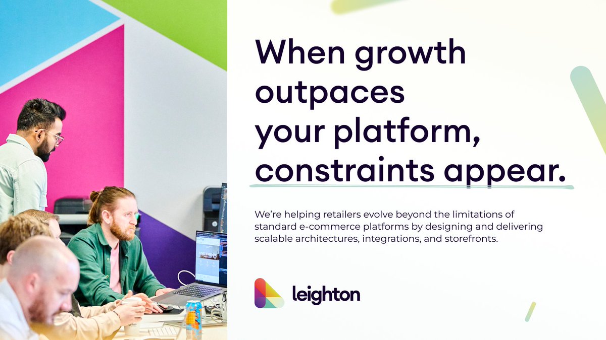 Leighton's tweet image. Growth isn’t about switching platforms, it’s about removing the constraints that slow you down and limit scale.

We help retailers unlock flexibility, performance and control without starting over.

Get more from your e-commerce setup 👉 lnkd.in/ek9m3HcS

#EcommerceGrowth