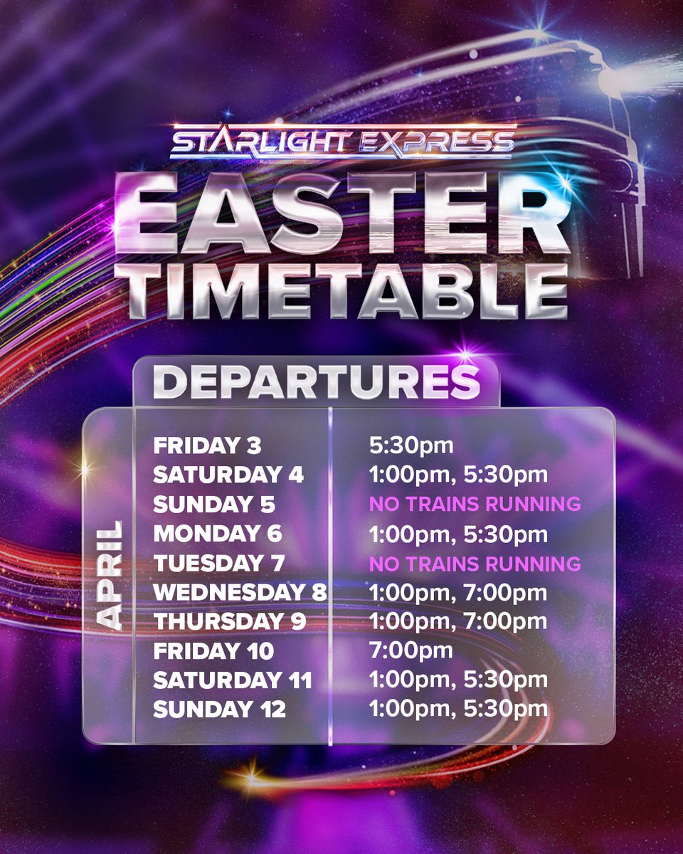 Starlight Express tweet media