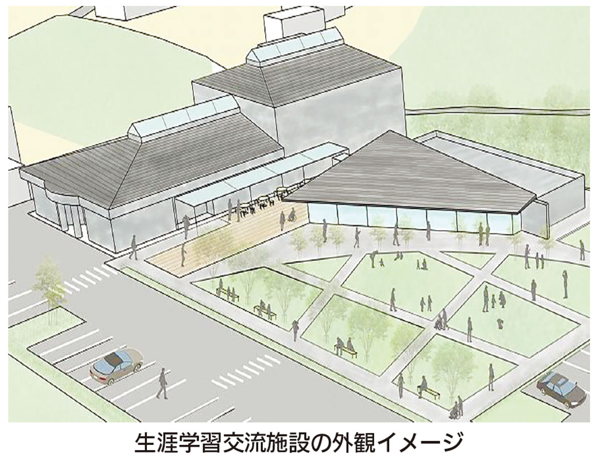 #小美玉市 は、旧小川公民館跡地を活用した生涯学習交流施設の整備に着手する。工事は建築と小川図書館・資料館の改修を一括した一般競争入札で発注し、6月議会への契約議案提出を見据えて公告する方針。工期は12カ月を想定し、年度をまたぐ継続工事として進める見込み。