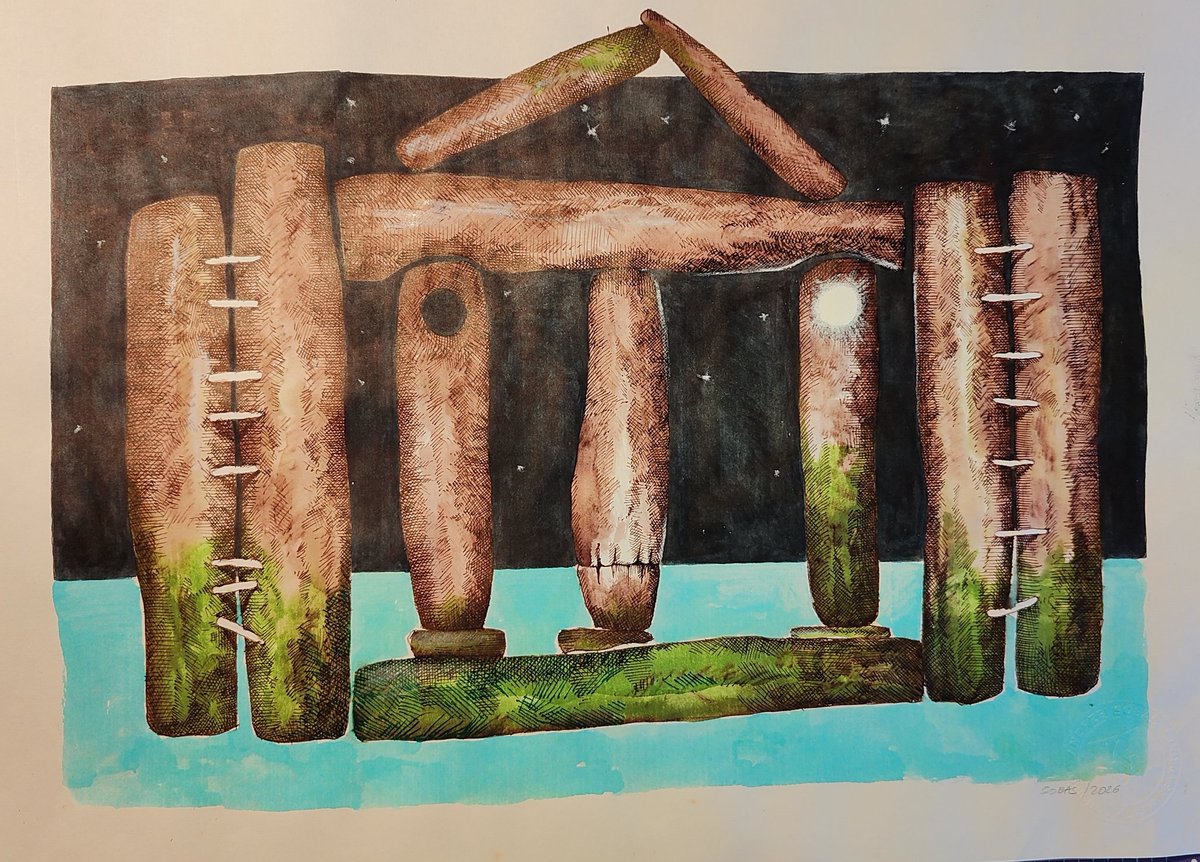 Atelier462's tweet image. The Shrine (2)
#sketch #art #ink #watercolour