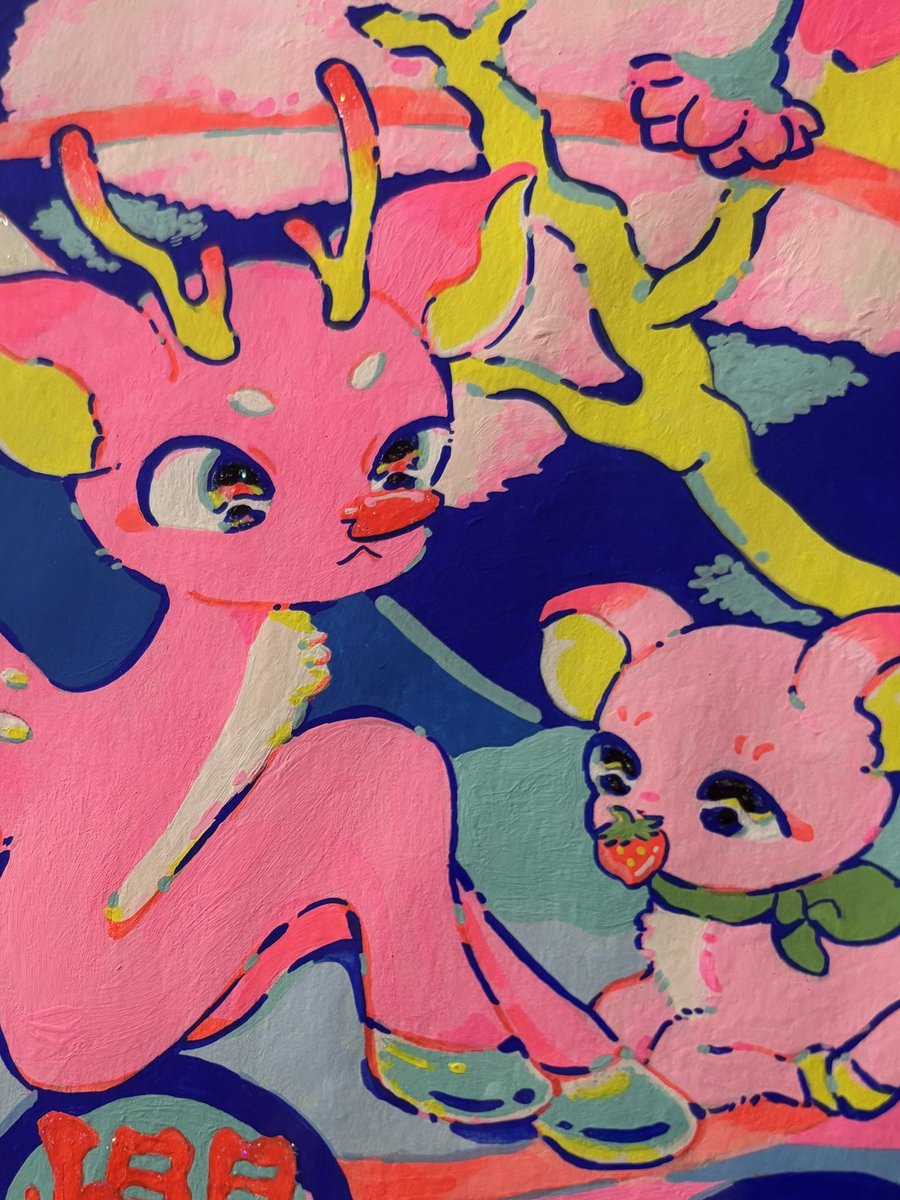「改めてお知らせです! space caiman shibuyaさんのグループ展 」|中村杏子🦊委託5/31まで愛と狂気のマーケットのイラスト
