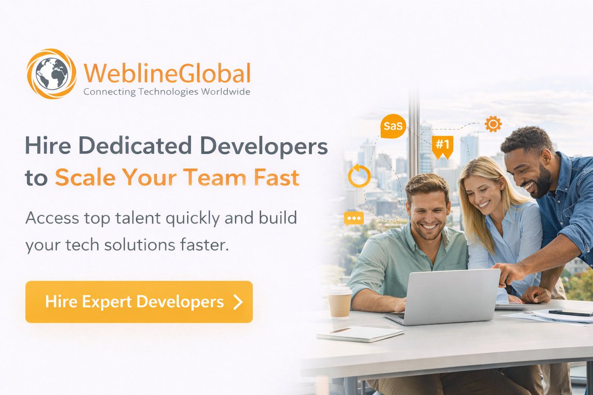 weblineglobal's tweet image. Scaling your product but stuck with hiring delays?
Hire a dedicated team that works like your in-house unit—fast, flexible &amp;amp; cost-efficient.

👉 weblineglobal.com/hire/dedicated…

#HireDevelopers #DedicatedTeam #StartupGrowth #TechHiring #RemoteTeams #SaaS #BuildInPublic