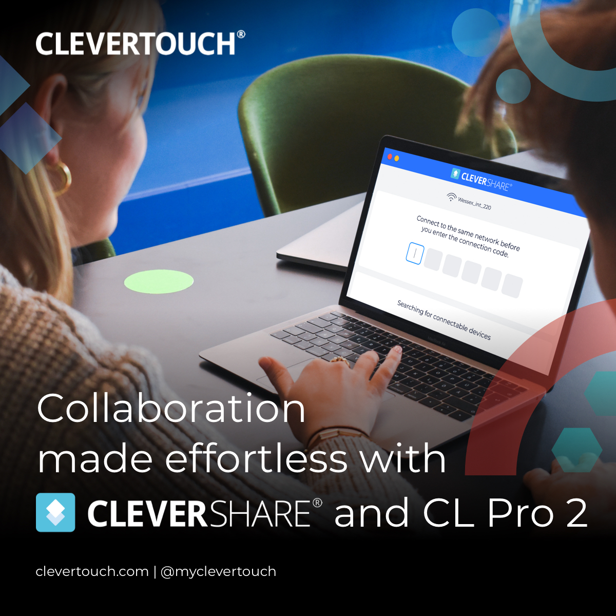 myClevertouch's tweet photo. Present in an instant with Clevershare™ on CL Pro 2. No cables. No setup. No hassle.
✅ Share wirelessly from any device 
✅ Connect up to 9 devices.
✅ Switch back to signage when you’re done.

Book a demonstration of CL Pro 2 https://t.co/nUygVV1z0m https://t.co/NS3ZQBTUTf