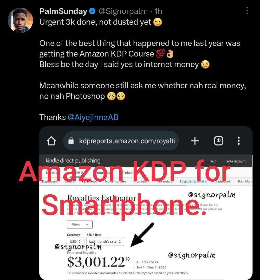 AbleMonetKTTJ's tweet photo. Omo see how people dey CASHOUT massive 

So if you have a smartphone you can also start earning massively

Interested people should check my pinned post or dm me 

ASAP https://t.co/NknSouZG3R