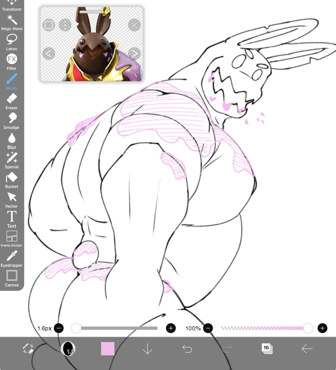 Easter teaser not sure if I should add or remove the pink frosting