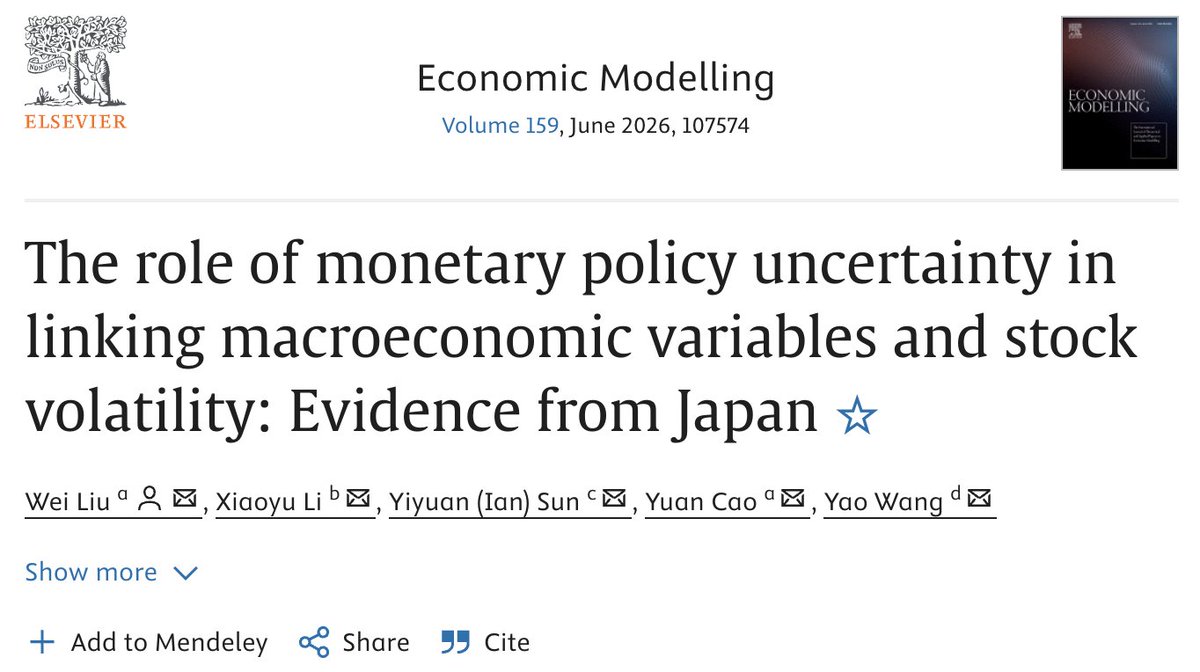 Economic Modelling tweet media