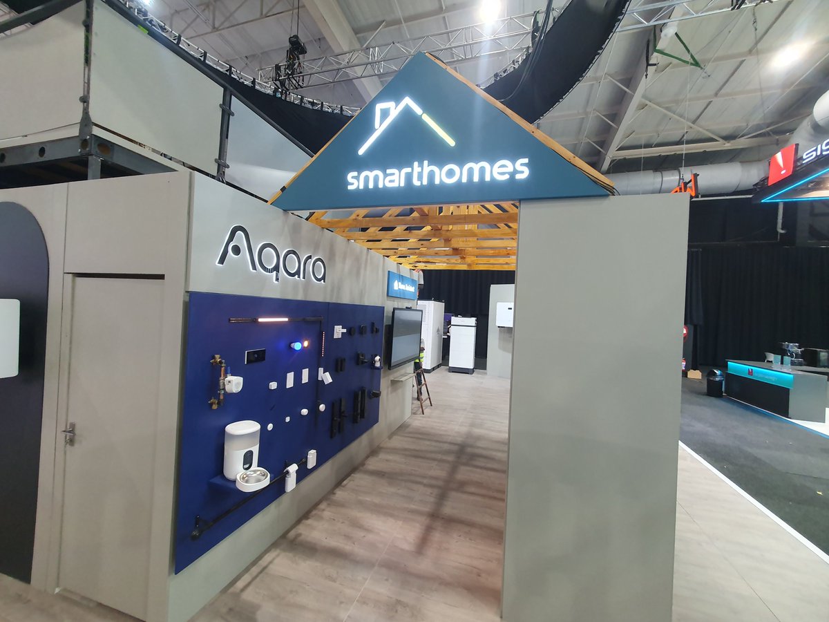 SensationLabZA's tweet photo. We brought the energy to the Energy &amp; Solar Show 

We partnered with Herholdt’s to deliver a standout stand that turned heads and attracted attention throughout the exhibition

Another successful project, another happy client https://t.co/w1NLh3JyHf