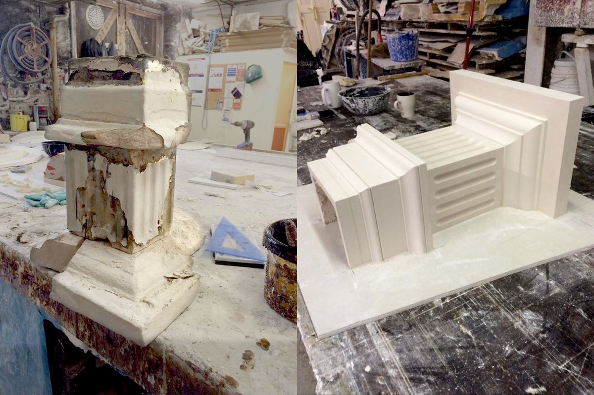 CSJbespoke's tweet image. The sample and our recreation with this match to existing corbel project!
#bespokeplastermouldings #restoration #home #homedecor #homeimprovements #decor #ceiling #art #satisfying #plaster #crafts