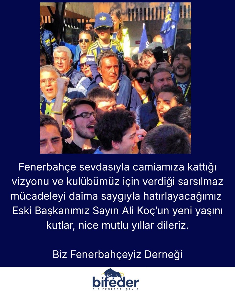 Biz Fenerbahçeyiz Derneği tweet media