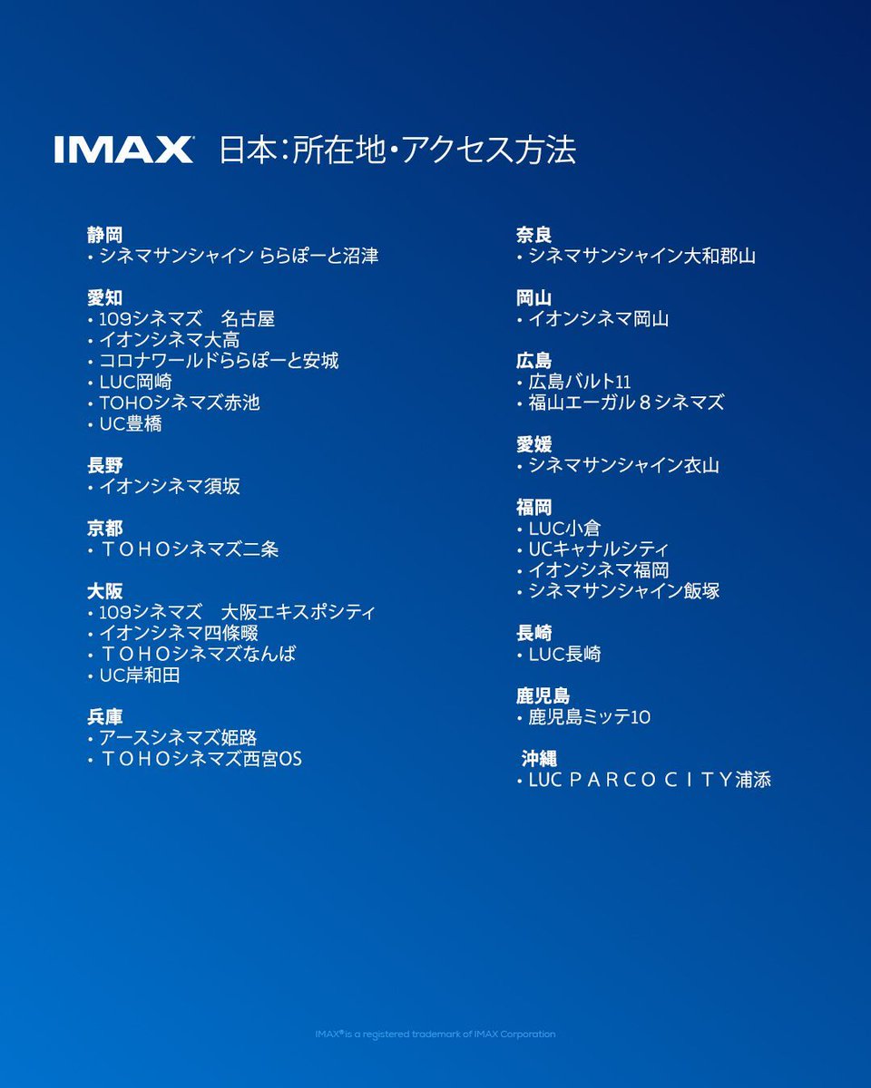 IMAX_JAPAN【公式】 tweet media