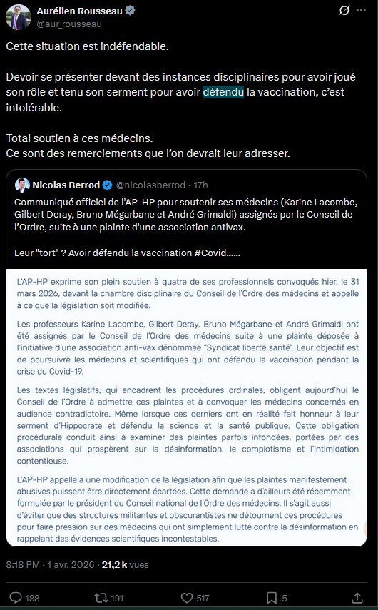 Eglise de Vaccinologie tweet media