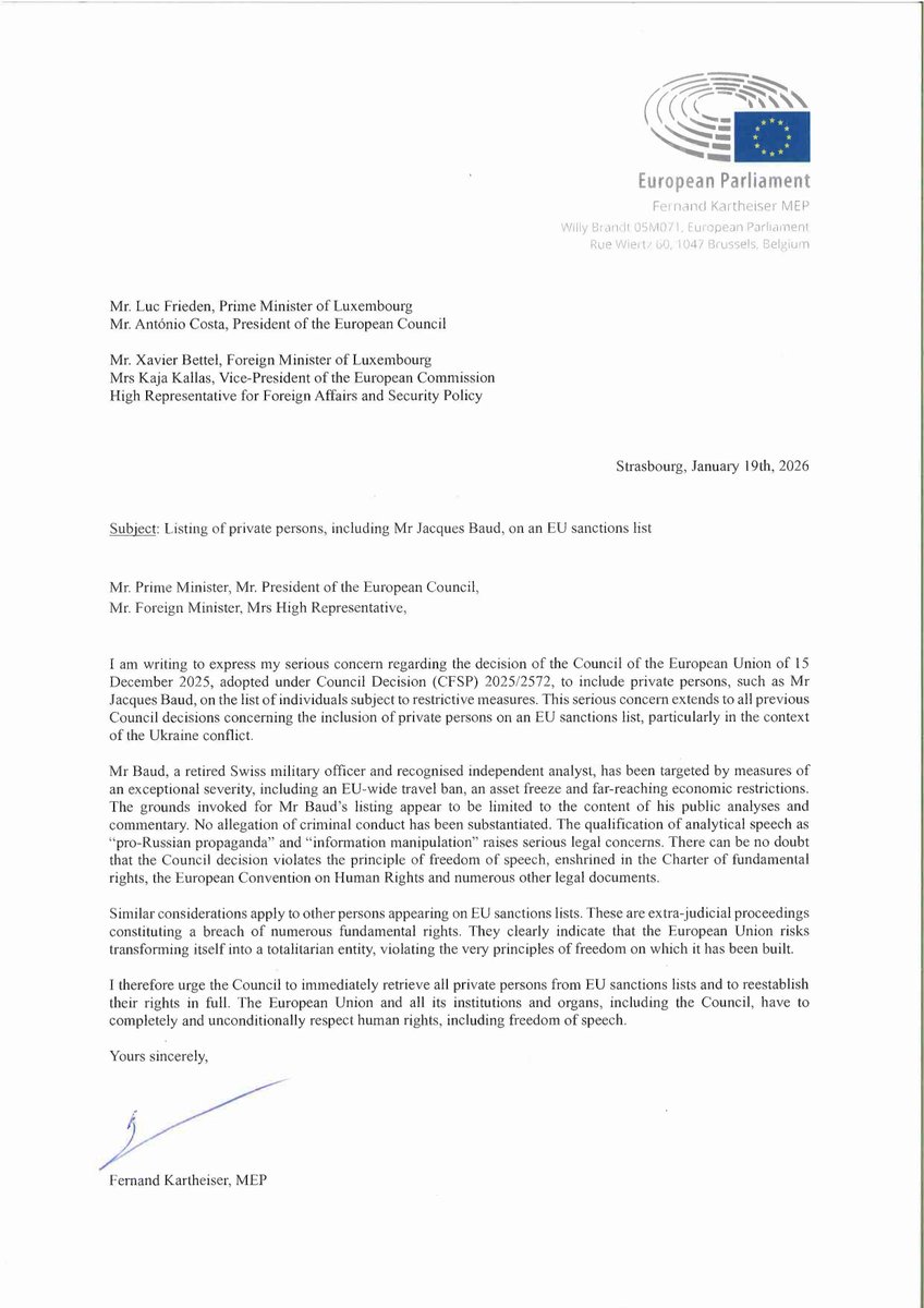 Fernand Kartheiser tweet media