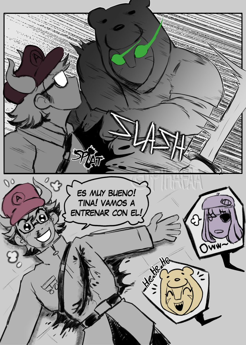 PikafaaART's tweet photo. Ald0: No confia en el mien 😠
F00sh: ** Le parte su madre en pvp porque Ald0 se lo pidio*
Ald0: OOH ERES MUY BUENO!✨WAOOO! VAMOS!😃sigamos practicando pvp!😊🌼
#qsmp2 #foolishfanart #tinakittenfanart #aldogeofanart https://t.co/XpRTlm6zTH