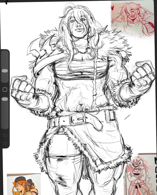 Buff woman 