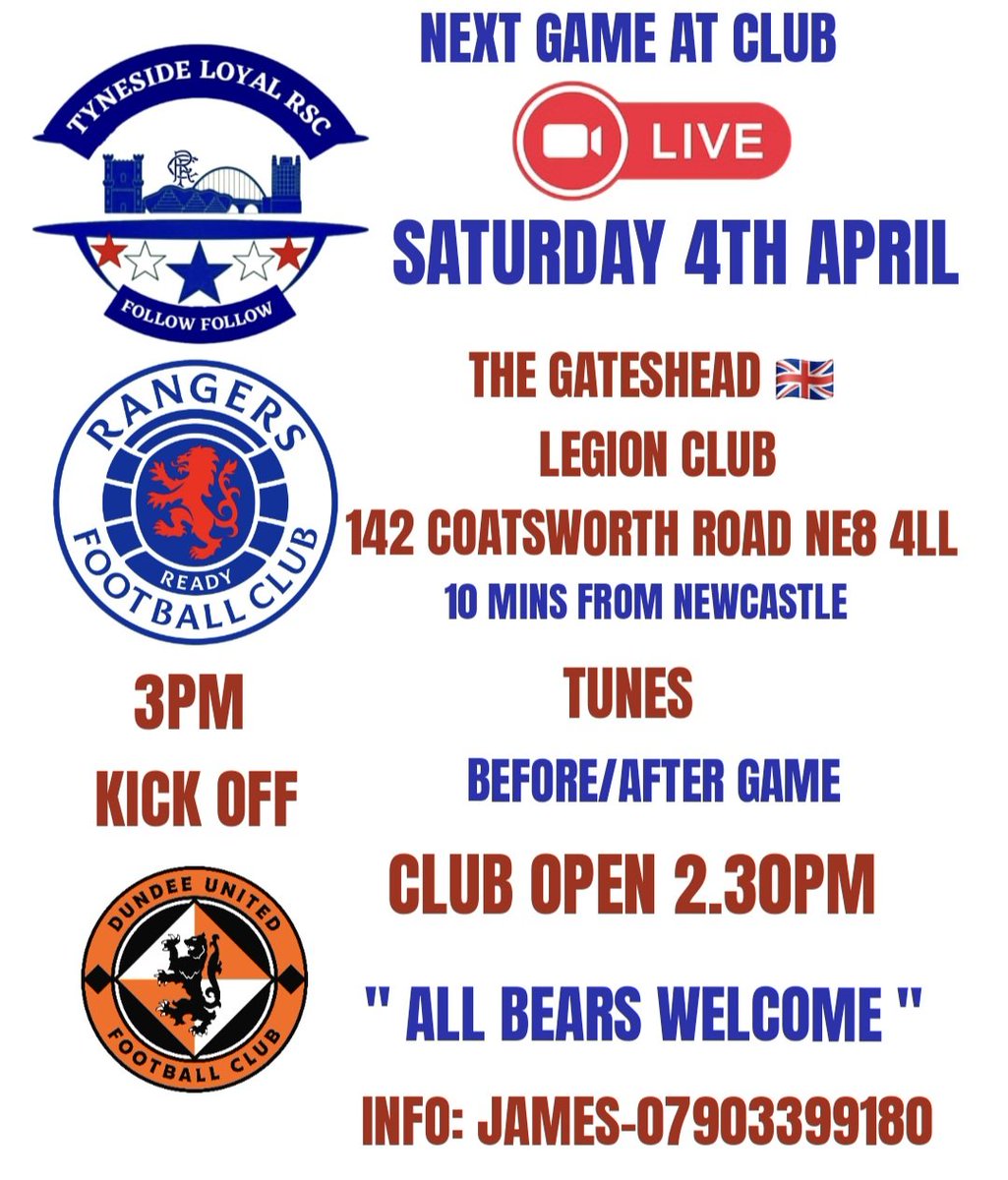 TYNESIDE LOYAL RSC tweet media