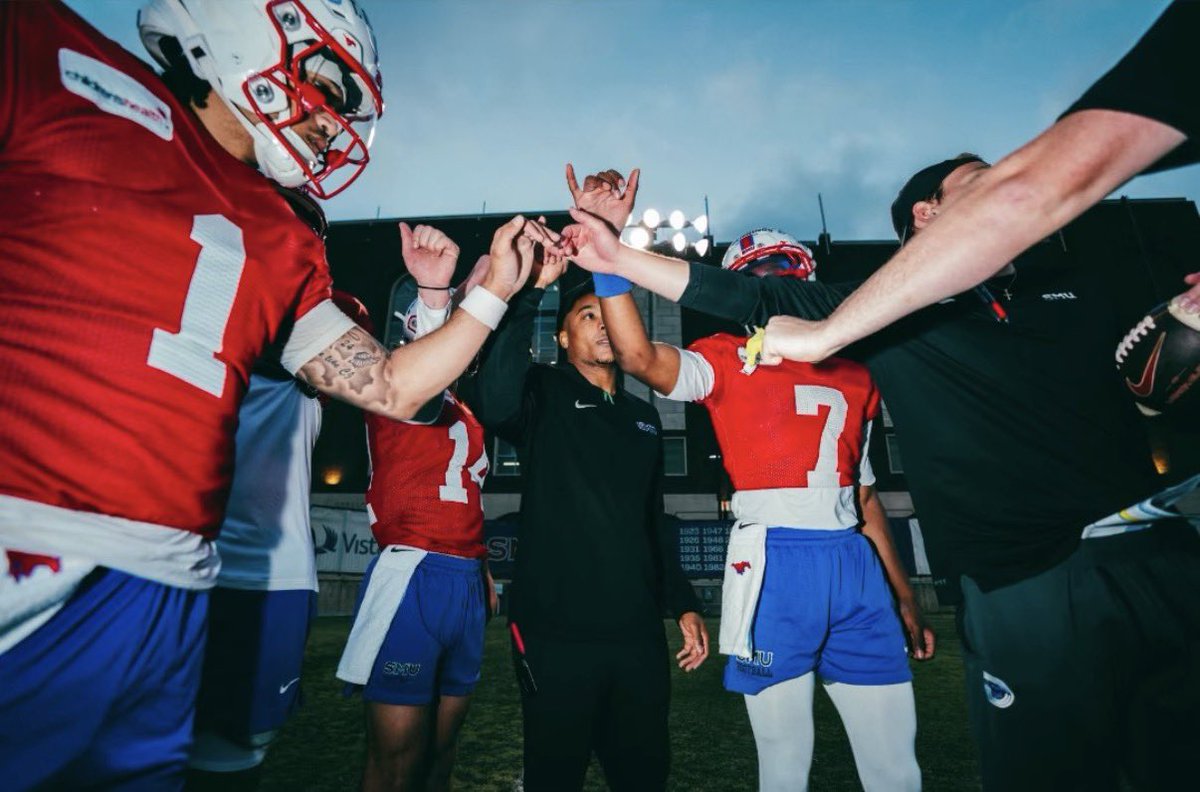 DonoQb's tweet image. I will be attending spring practice on the Hilltop tomorrow @SMUFB #PonyUp 
@Deriqking__ @rhettlashlee @Coach_Morris2 @CoachMoynahan
