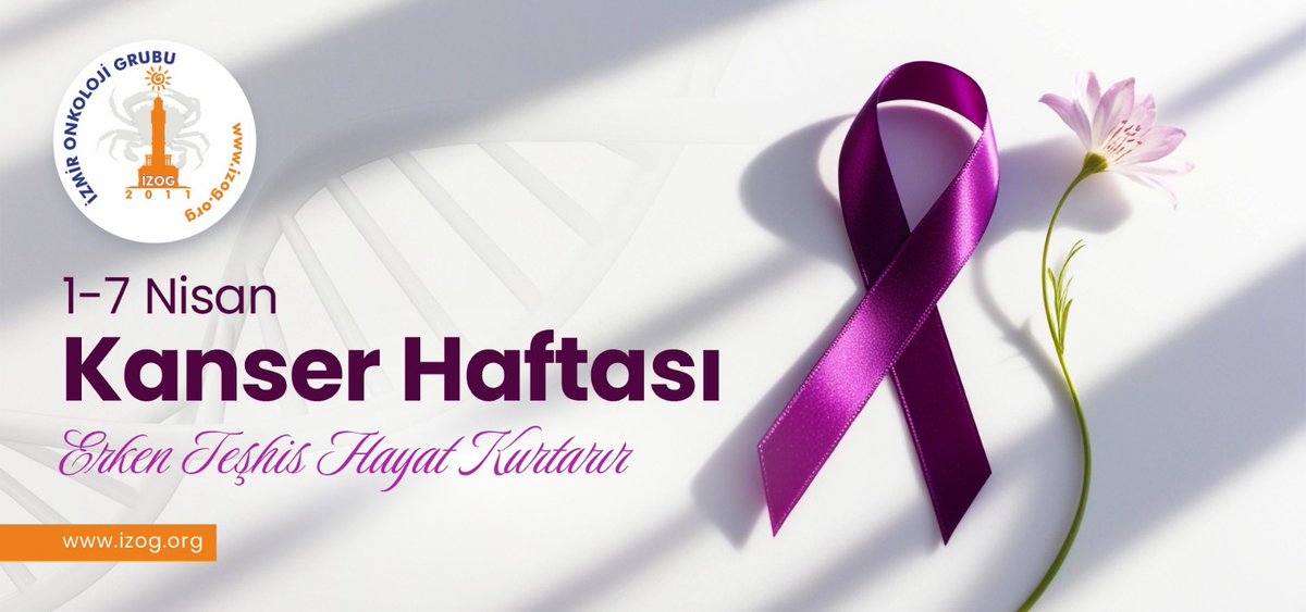 izog2020's tweet photo. 1-7 Nisan Ulusal Kanser Haftası

Kanserden Korkma, sağlığını erteleme,
Erken Teşhis Hayat Kurtarır 🌸 https://t.co/4RZO9SYsmq