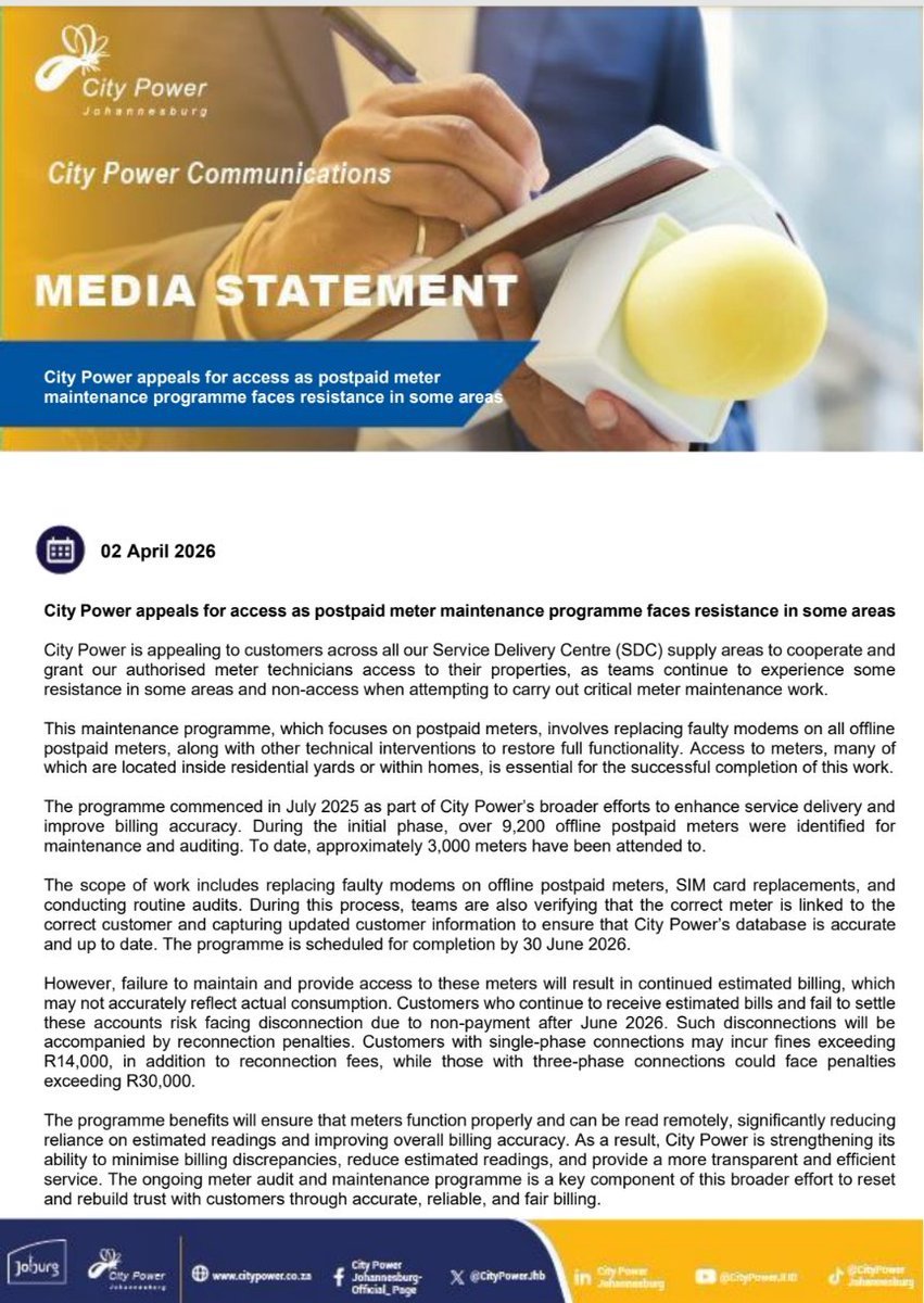 @CityPowerJhb tweet media