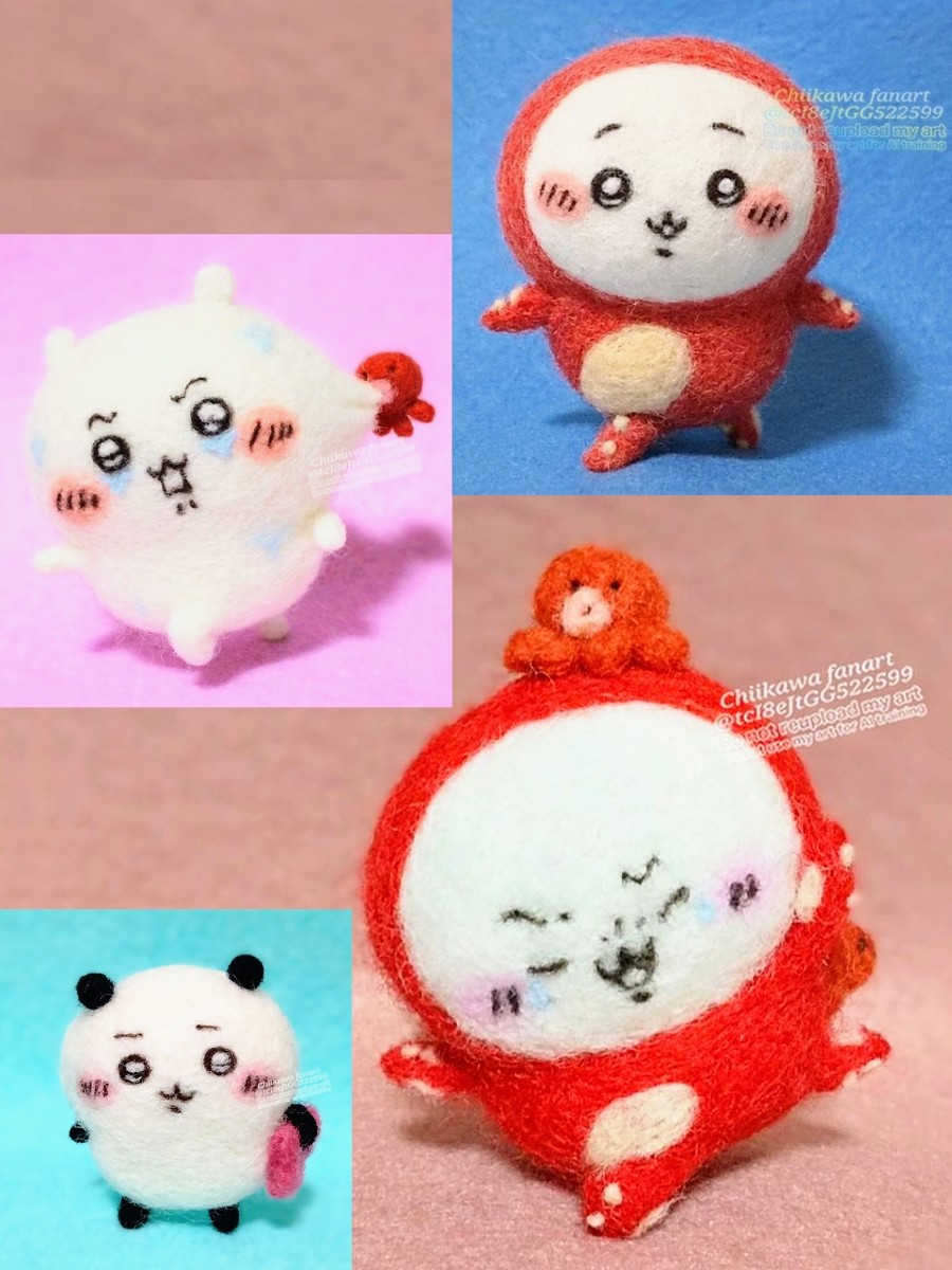 {羊毛フェルト ニードルフェルト}

🩷 ちいかわ 🩷 ファンアート
(ナガノ先生 イラストより)

✨💖✨