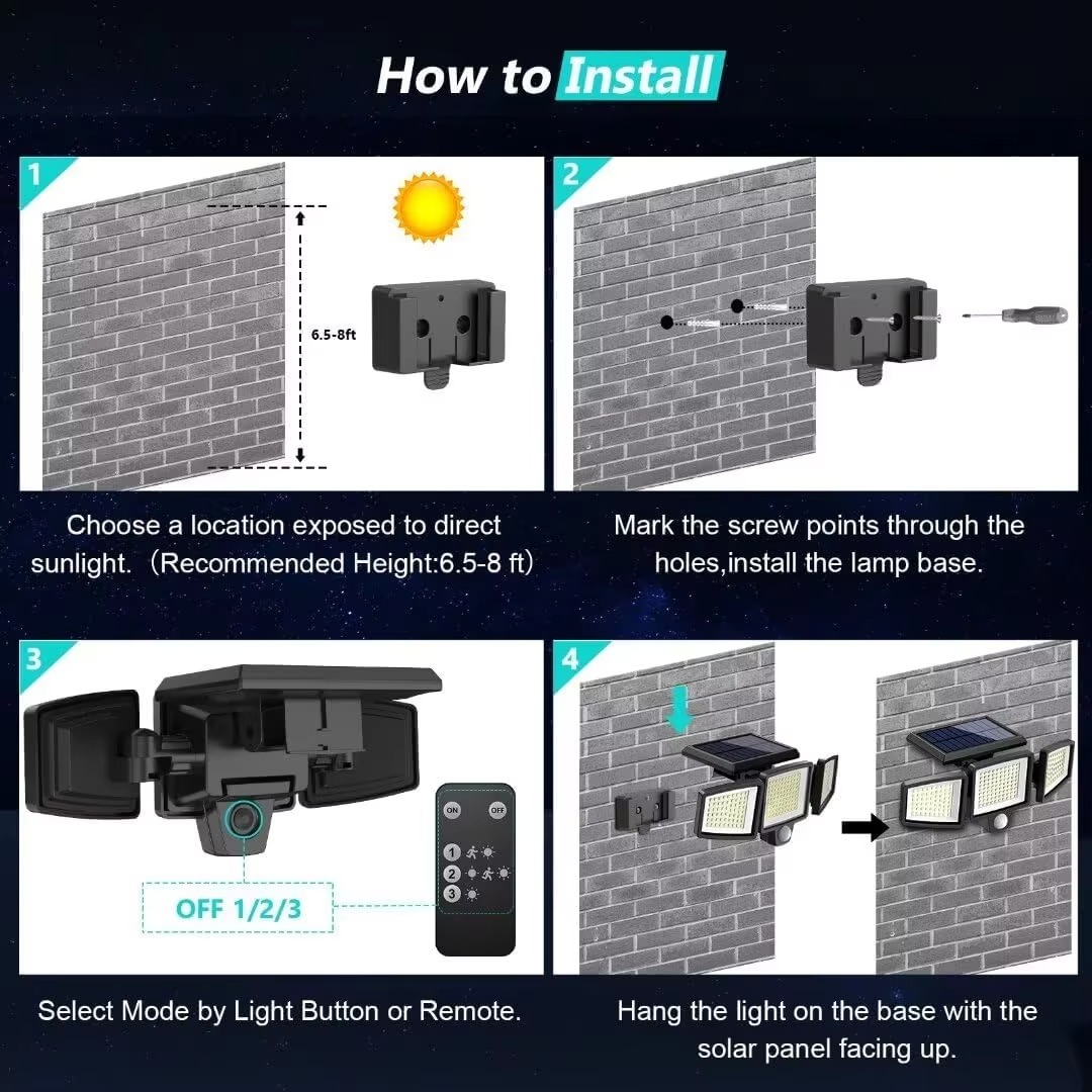 ShenzhenEmerson's tweet image. Solar LED sensor light with 210 LEDs &amp;amp; 3 adjustable heads 🌞 Perfect for outdoor security.

📧 Contact: sales06@emslaser.com
🌐 Website: emslaser.com

#emersonlaser #solarlight #gardenlight