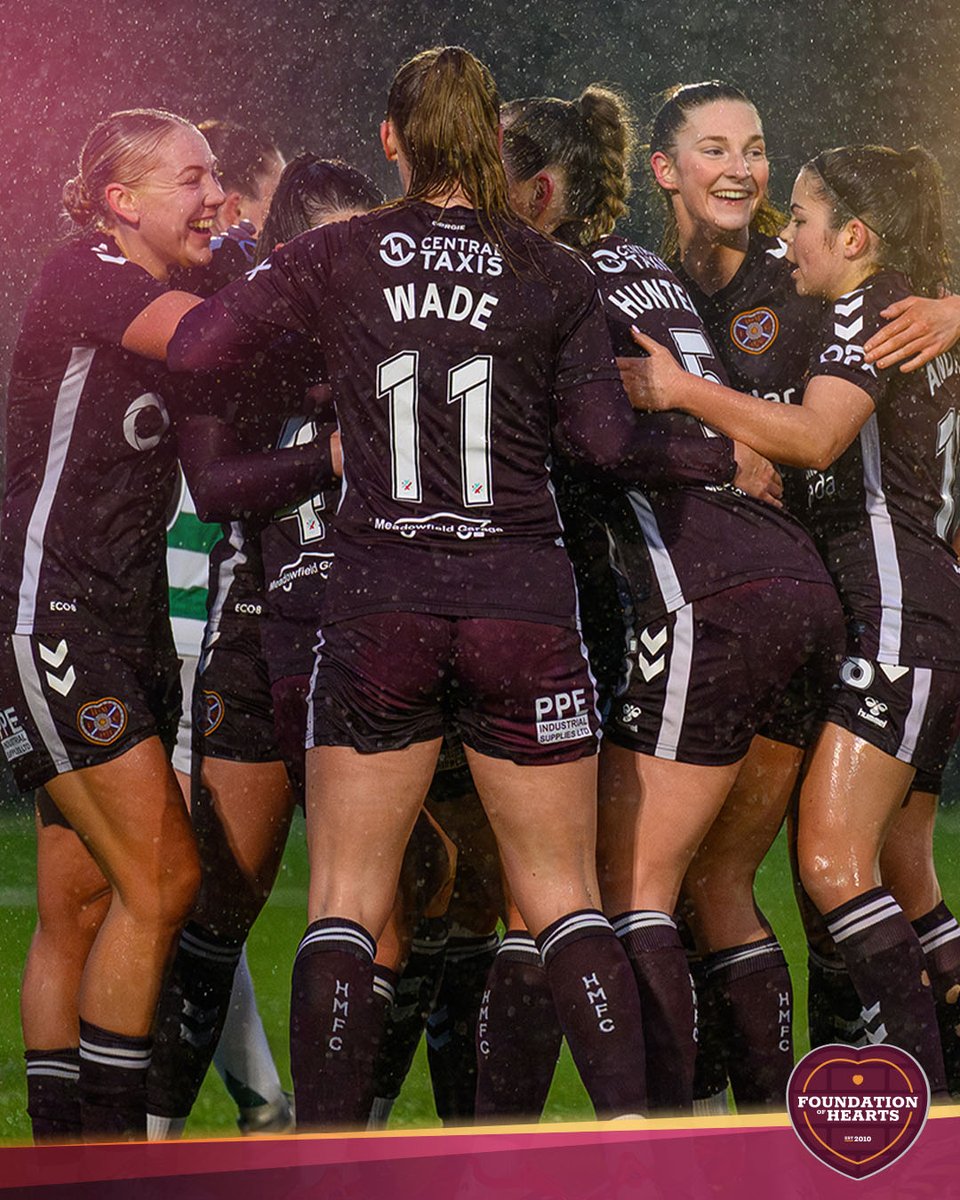 The_FOH's tweet image. 👏 Great to see there's more than one Hearts team flying high this season! 

A 4-1 victory for Eva Olid's side last night against Celtic has them one point off top spot in the @SWPL 👀

#Believe 🇱🇻🤝