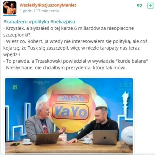 KrakowZPB's tweet photo. #kanałzero #studioyayo https://t.co/w6nqUytqZr