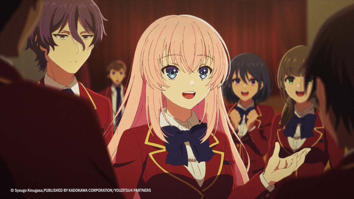 bochiwy's tweet photo. Classroom of the Elite IV looks decent so far. I still prefer the old style, and the animation is not that great, but it is still enjoyable. I am liking the new style more than I expected #cote #season4 #framelock https://t.co/BcAxUDiVz1