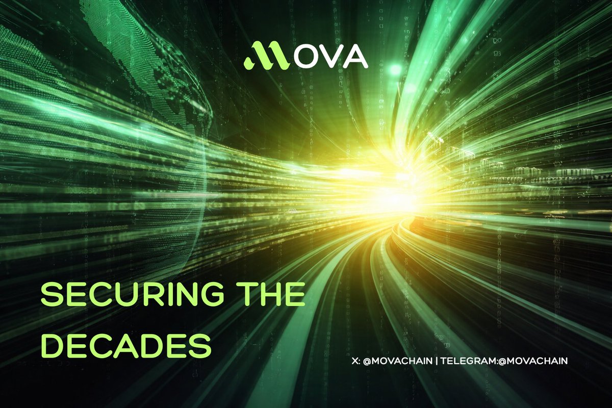 MovaChain's tweet image. Digital assets must be protected not just for today — but for decades.

#MOVA #FutureProof #DigitalAssets #QuantumSecurity
