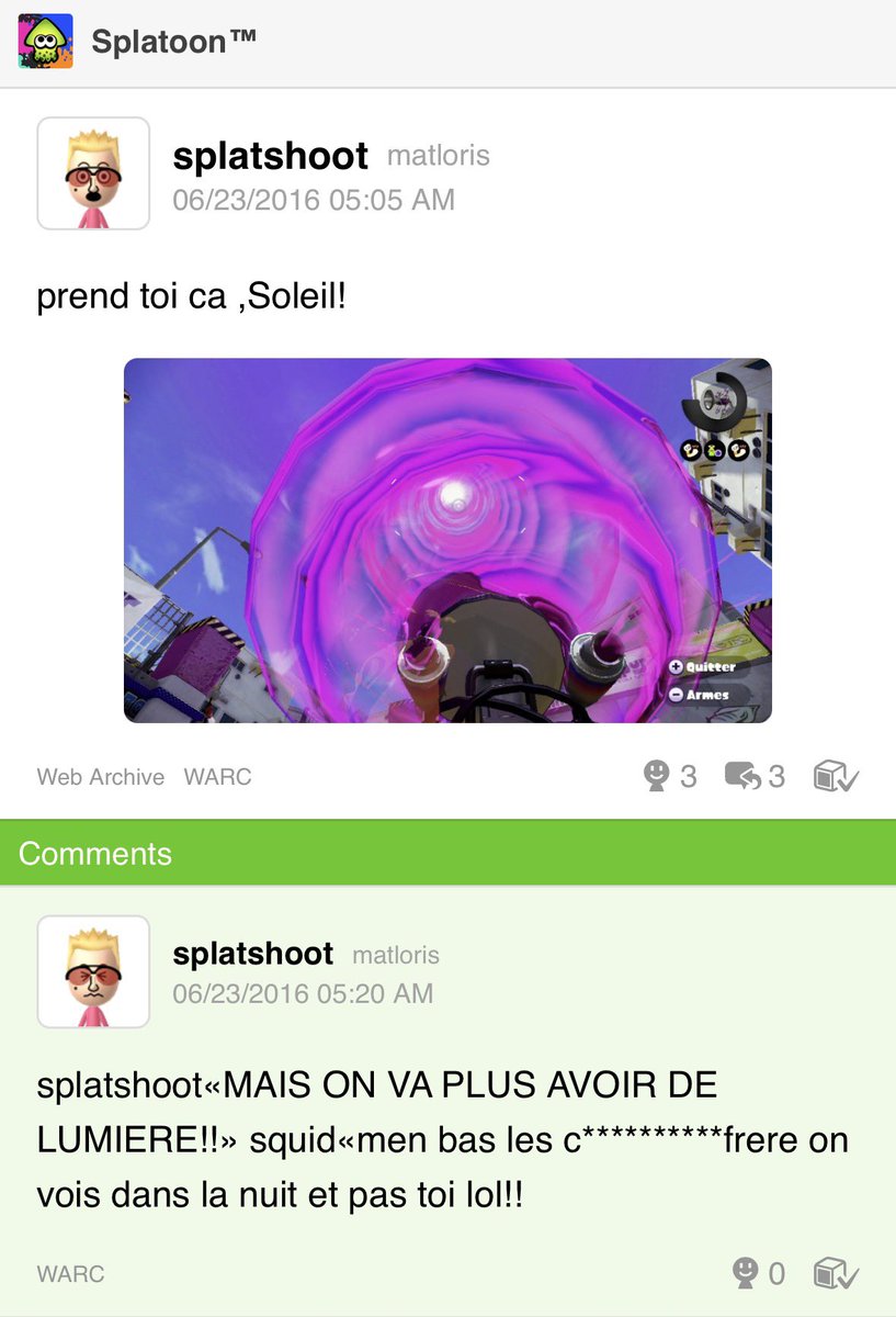 Tréfonds du Miiverse tweet media