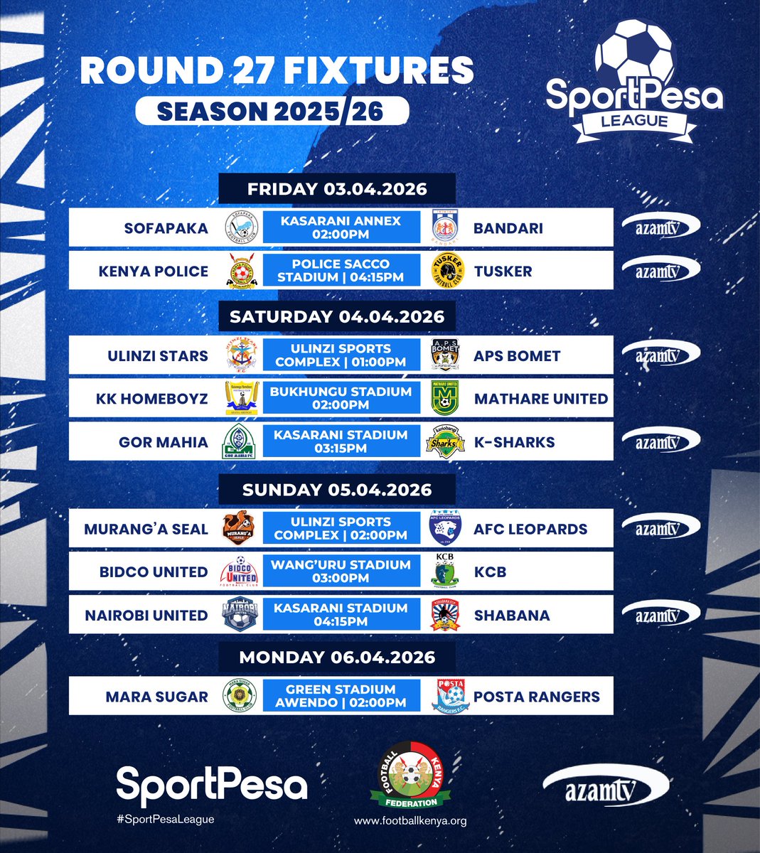 SportPesa League tweet media