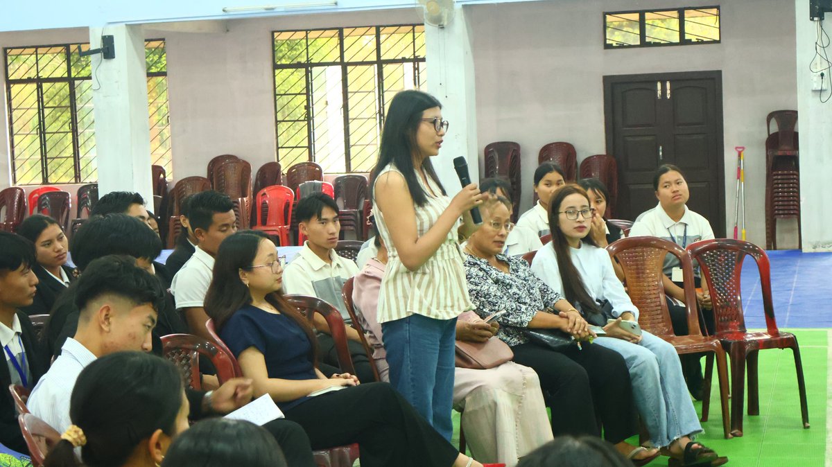 KohimaWriters's tweet photo. We had a marvellous time listening to elder, storyteller &amp; community leader,Kevipele Iheilung as part of our 2nd edition of Unscripted at St. Xavier College Jalukie on 31st March. https://t.co/EIkDdjO9vr