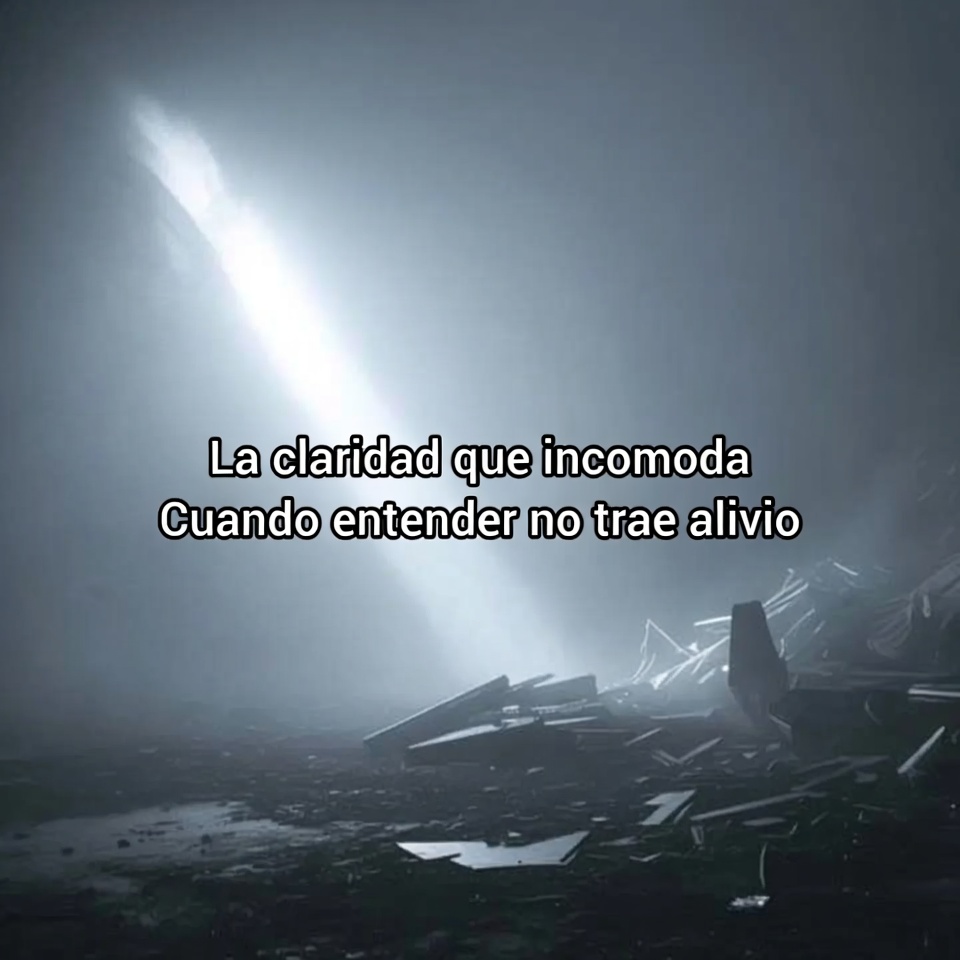 JungYPsicologia's tweet photo. Hay momentos en los que uno finalmente entiende. Comprende por qué algo no funcionó, por qué alguien actuó como actuó, por qué se repiten ciertos patrones. La confusión desaparece. Pero, en lugar de alivio, aparece una incomodidad profunda. Porque ahora ya no hay excusas. Lo que antes estaba envuelto en duda, ahora se presenta con una claridad difícil de ignorar.

A esto lo llamo la claridad que incomoda. Es el instante en que la conciencia alcanza a ver lo que antes estaba cubierto, pero esa visión no trae paz inmediata. Al contrario, obliga a posicionarse. Ya no se puede mirar hacia otro lado, ni sostener la misma narrativa. La verdad interna, cuando emerge, no siempre consuela: a veces exige movimiento.

Este fenómeno suele aparecer en personas que han postergado decisiones, que han sostenido vínculos ambiguos o que han evitado confrontar ciertas realidades. Mientras hay duda, hay margen para quedarse. Pero cuando la claridad llega, ese margen desaparece. Y lo que antes era tolerable, deja de serlo. No porque haya cambiado la situación externa, sino porque cambió la mirada interna.

Habitar esta incomodidad es parte del proceso de maduración psíquica. Porque no toda claridad viene a tranquilizar. Algunas vienen a desordenar lo suficiente como para que algo nuevo pueda emerger. Y aunque incomode, esa claridad tiene un valor profundo: marca el punto donde uno deja de engañarse. Y desde ahí, incluso sin certezas, comienza una forma más honesta de estar en la propia vida.