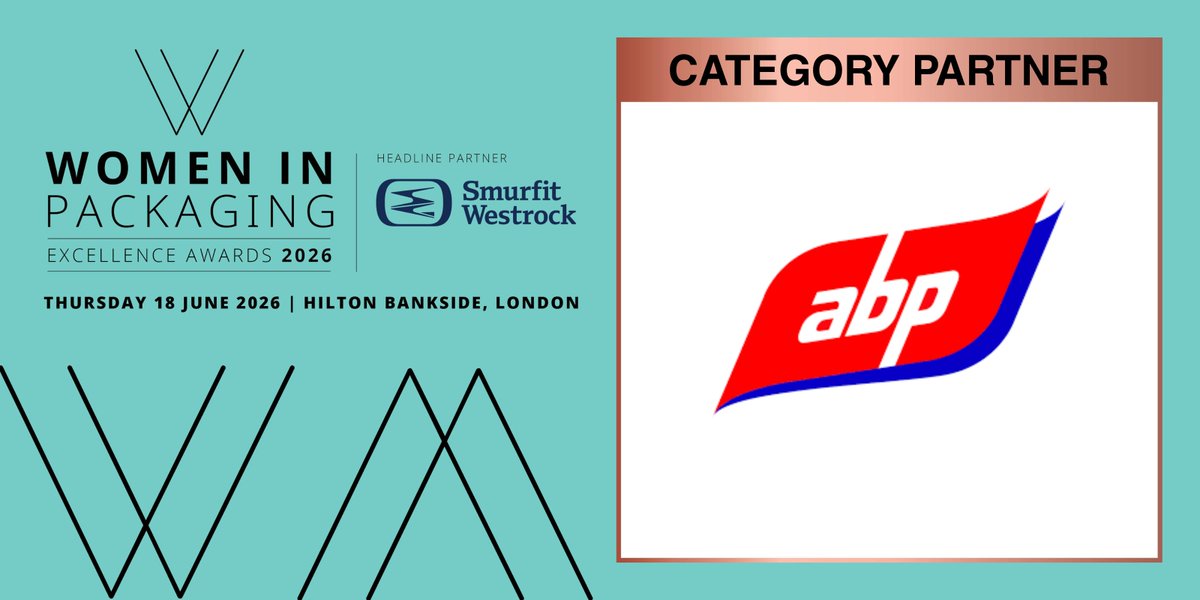 PackNews's tweet image. 🌟 We’re delighted to welcome ABP UK as a Category Partner for the Women in Packaging Excellence Awards 2026

Their support helps us celebrate the talent driving real change across the industry

👉 BOOK NOW q.me-qr.com/u22u8a6s 

#WIPEA26 #WomenInPackaging