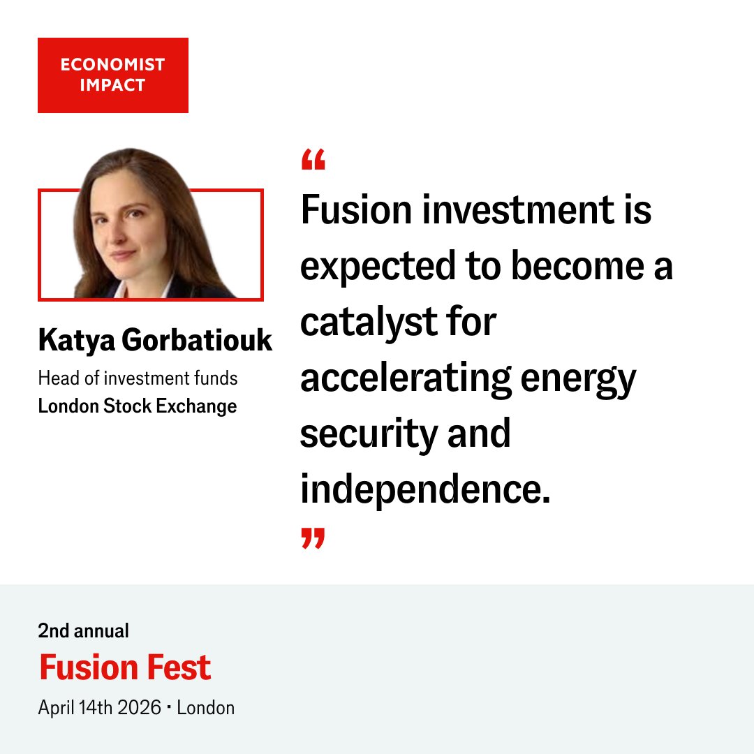 Economist Impact events tweet media