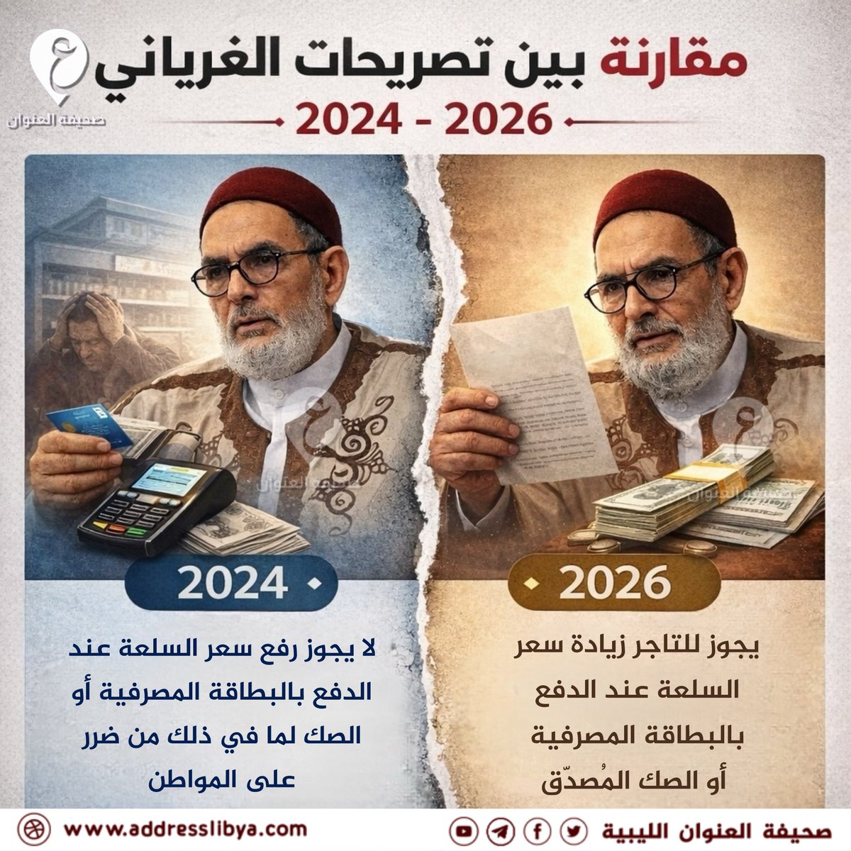 صحيفة العنوان الليبية tweet media