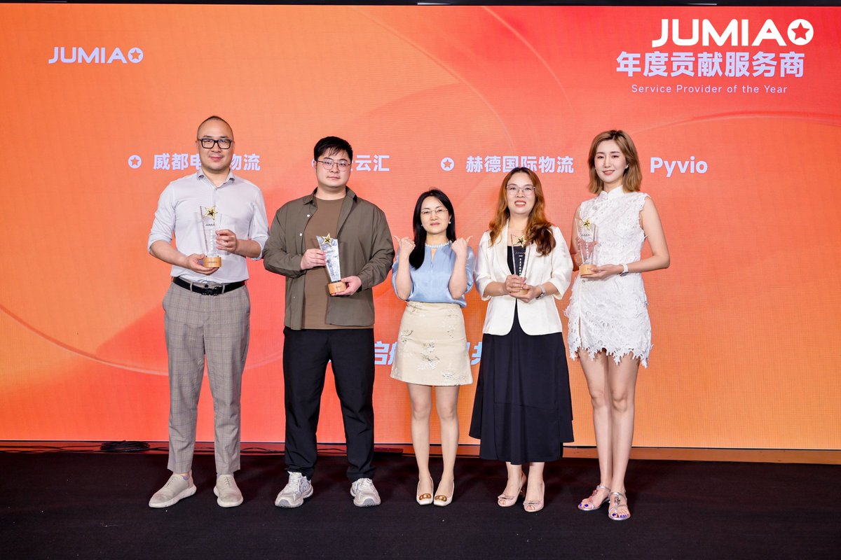 Jumia_Group's tweet image. Our Jumia Global team proudly hosted the 2026 Jumia #Awards, celebrating the achievements of our outstanding partners in China.🇨🇳 🏆

The evening recognized excellence across Brand Excellence, Service &amp;amp; Growth, Sales Leadership, and Ecosystem &amp;amp; Impact — highlighting the partners