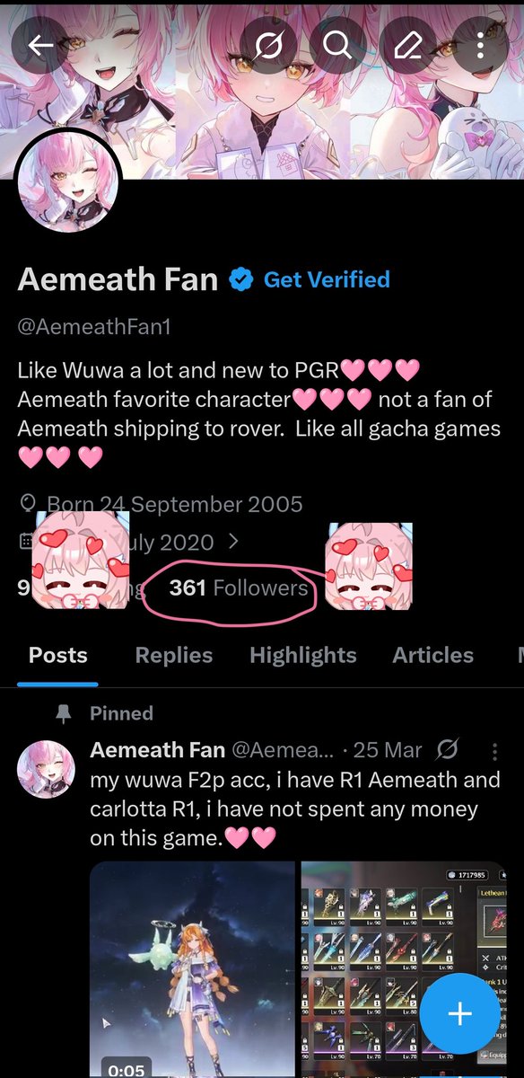 Aemeath Fan 🩷 tweet media