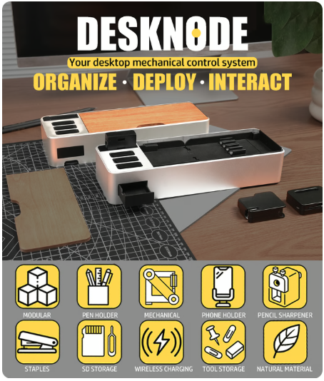 daily_gadget_jp's tweet image. 「DESKNODE」CNCアルミ×モジュラー構成のデスク用コマンドパッドがKickstarterに登場！ボタンとノブでPC操作を集約
daily-gadget.net/crowdfunding/1…
#デイリーガジェット #kickstarter