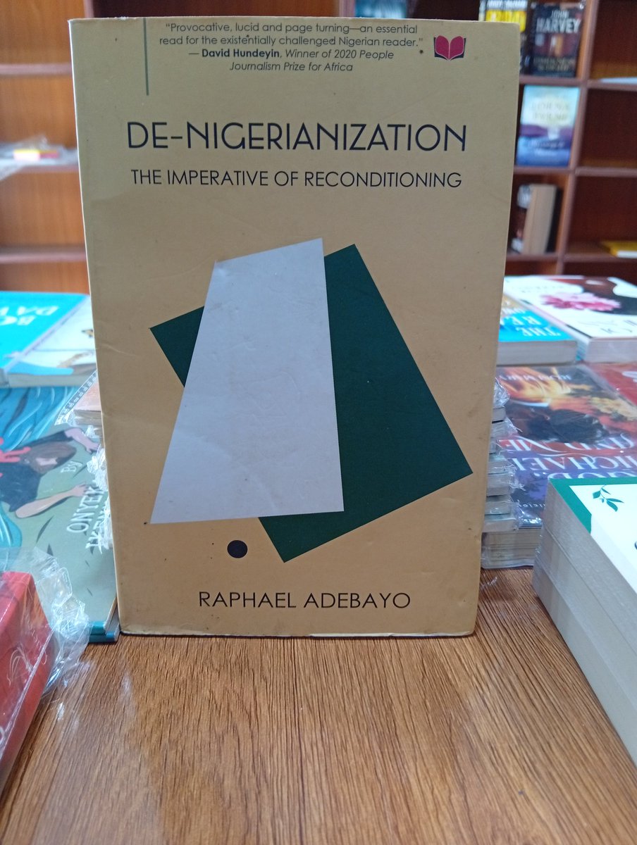 derafaithful's tweet photo. Raphael Adebayo explains that the Nigerian society is plagued by deeply ingrained dysfunctional behaviours and warped values. The book calls for a reconditioning of the Nigerian psyche.  There is no better time for this read.

Price: 7000 https://t.co/z3CtRXJs26