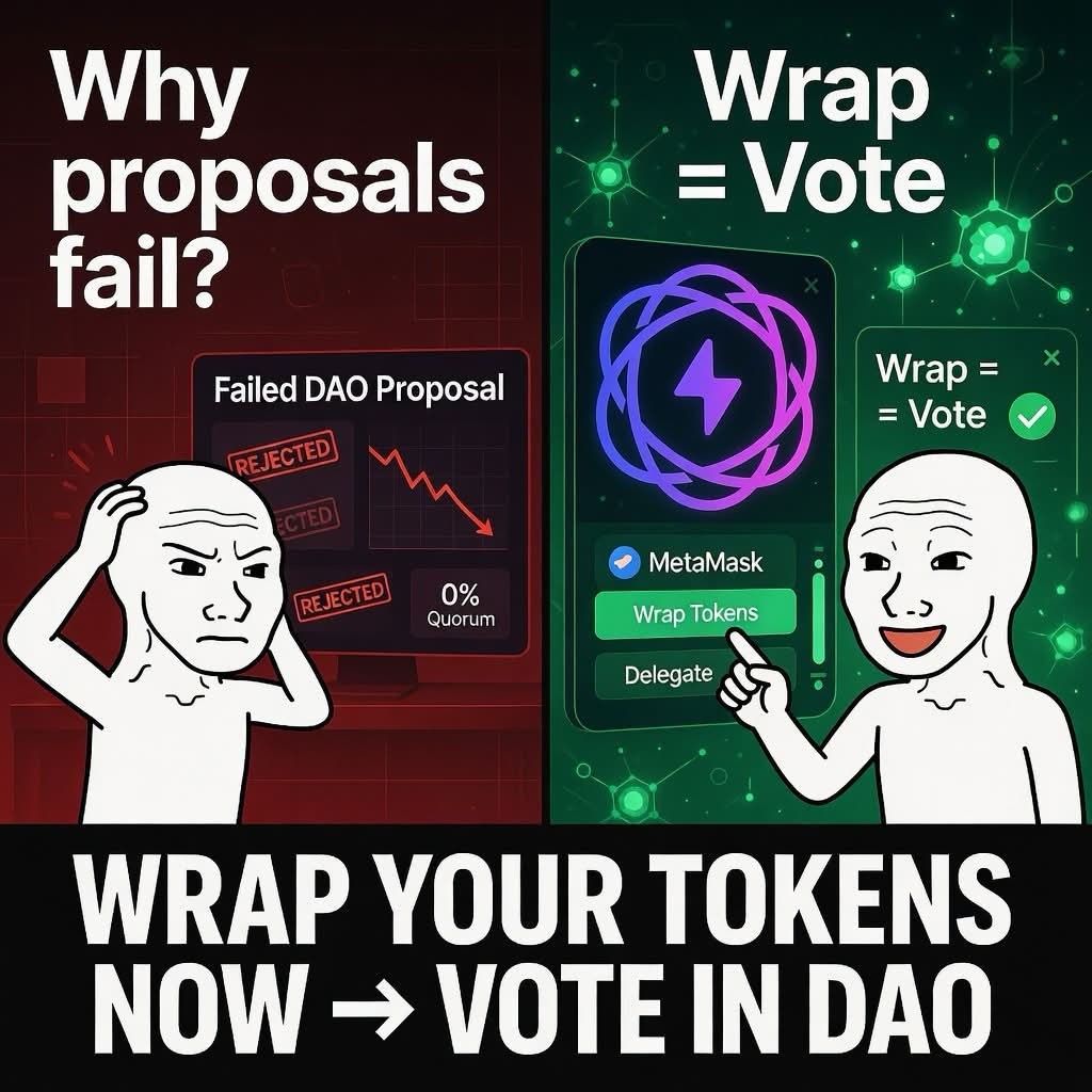 Proposals are eminent..Wrap and delegate your ballots...that's the only way to ensure the success of Lightchain Ai...VOTE