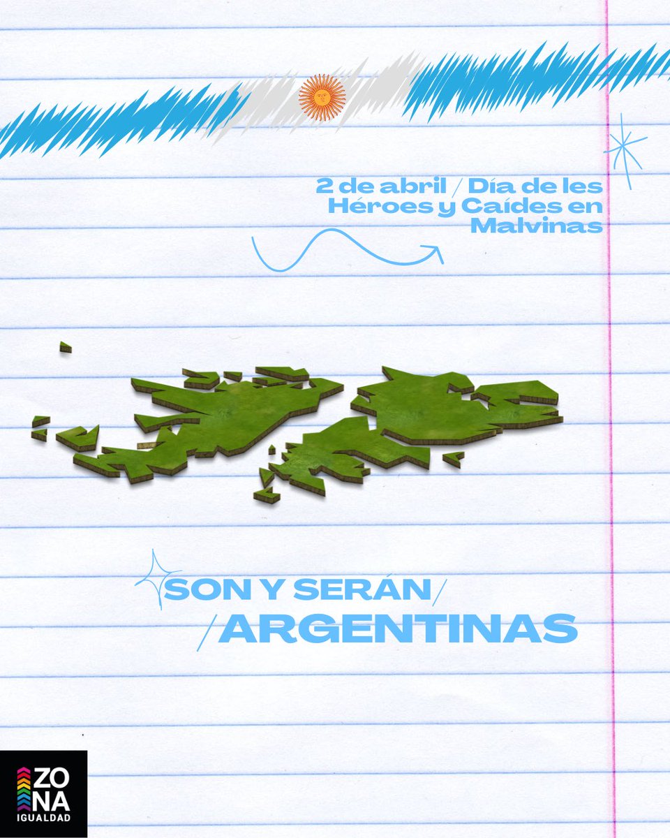 Pensar Malvinas con perspectiva de género y diversidad no es reescribir la historia ni borrar o tapar verdades. Es completarla. Más que nunca entendemos que la reparación histórica también empieza por el relato.

¡Por la memoria de elles y sus familias!  Son y serán Argentinas 🇦🇷