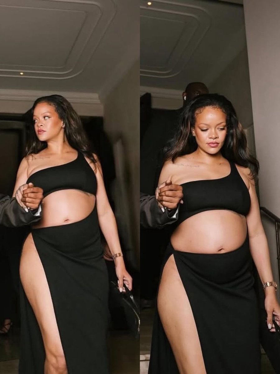 Shery_003's tweet photo. So Rihanna is pregnant again 🥺 https://t.co/BBHPvzlR4e